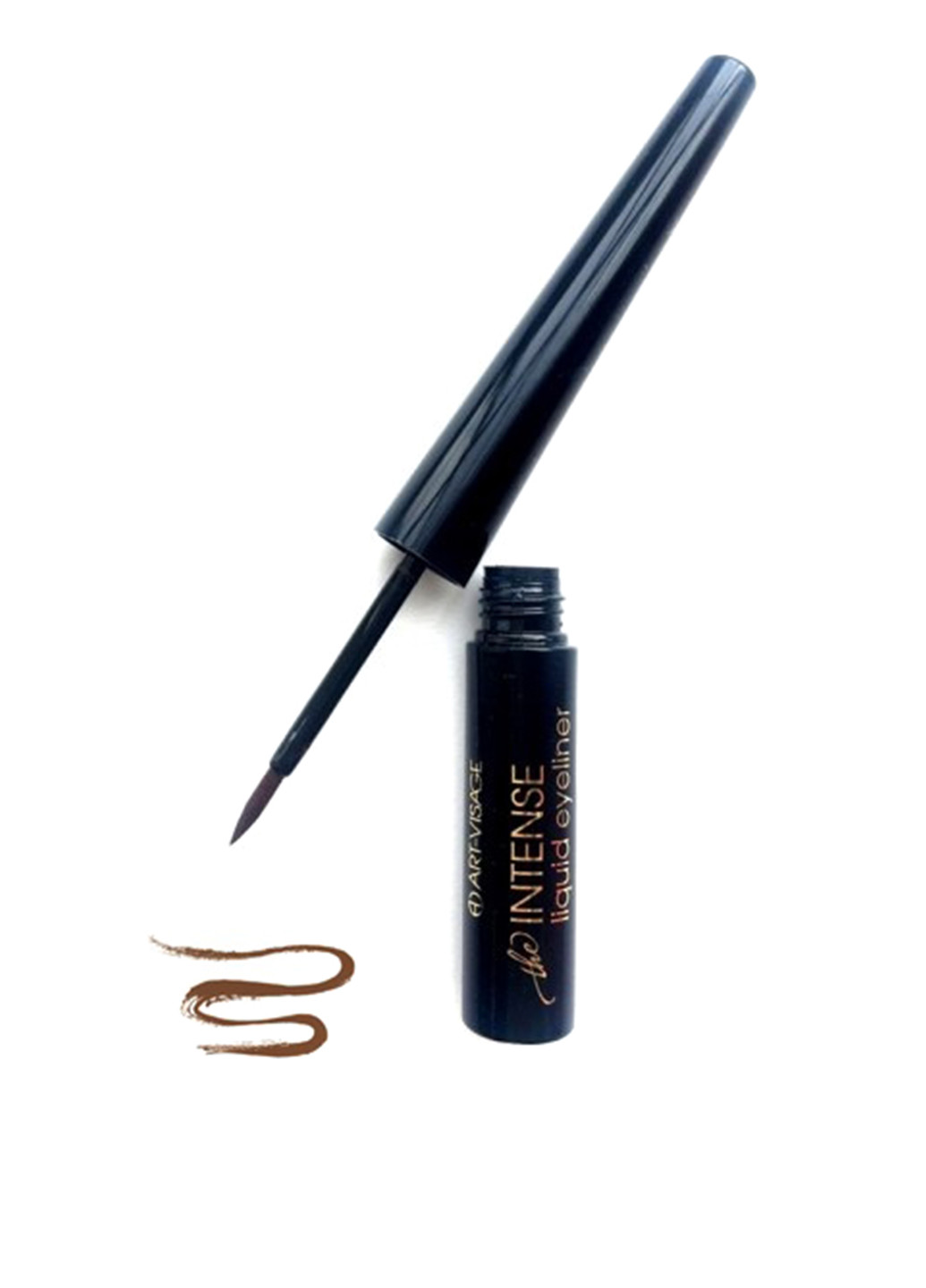 Подводка для глаз Liquid eyeliner intense, коричневая, 10 г Art-Visage (15988785)