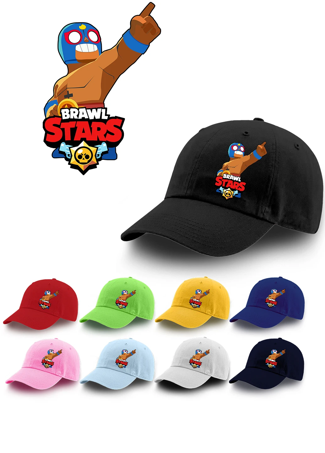 Кепка Ель Прімо Бравл Старс (El Primo Brawl Stars) (9273-1011) MobiPrint (216961026)