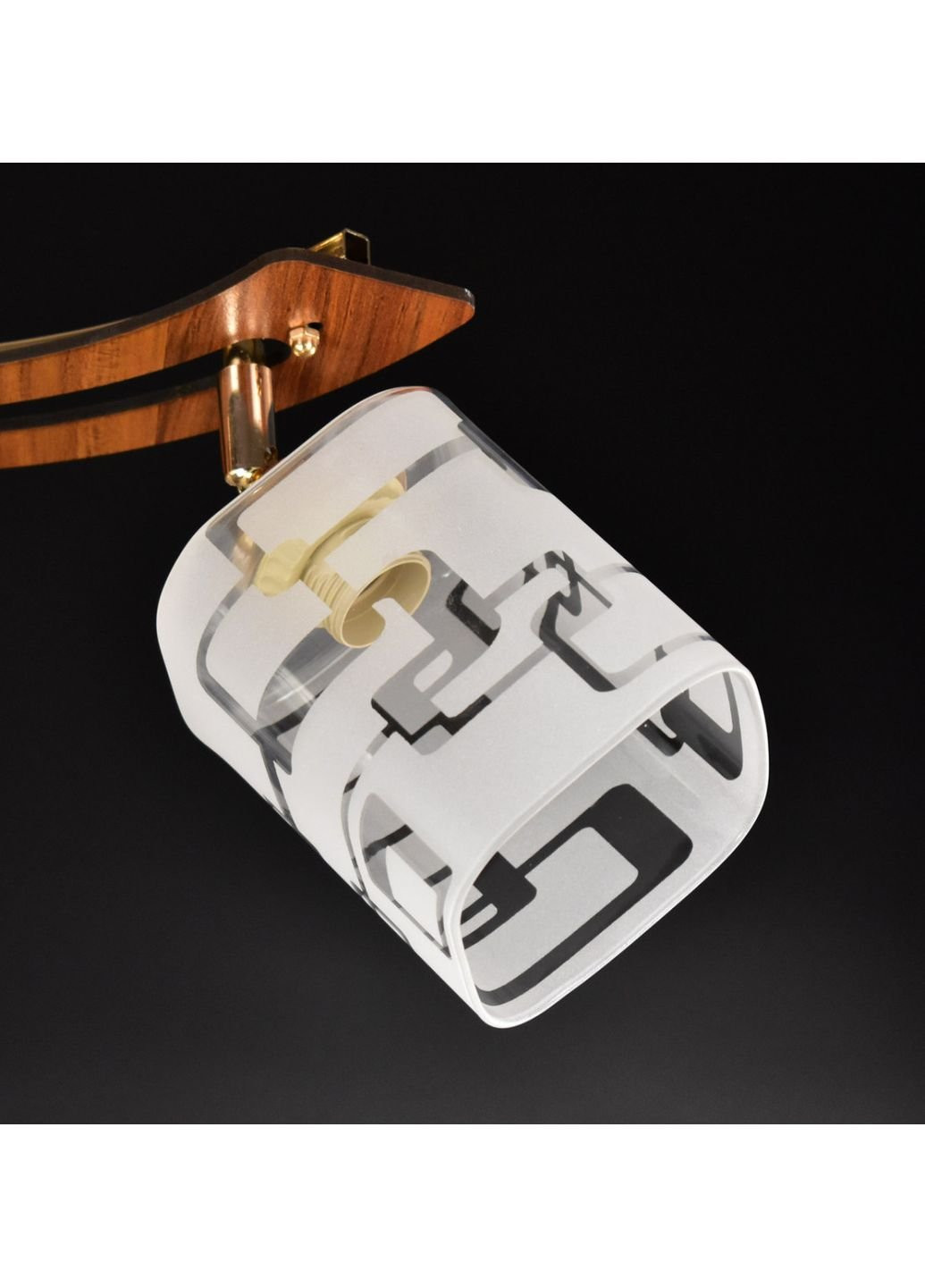 Люстра стельова на 4 лампочки 6032/4-gd Золото 31х15х70 см. Sunnysky (253628492)