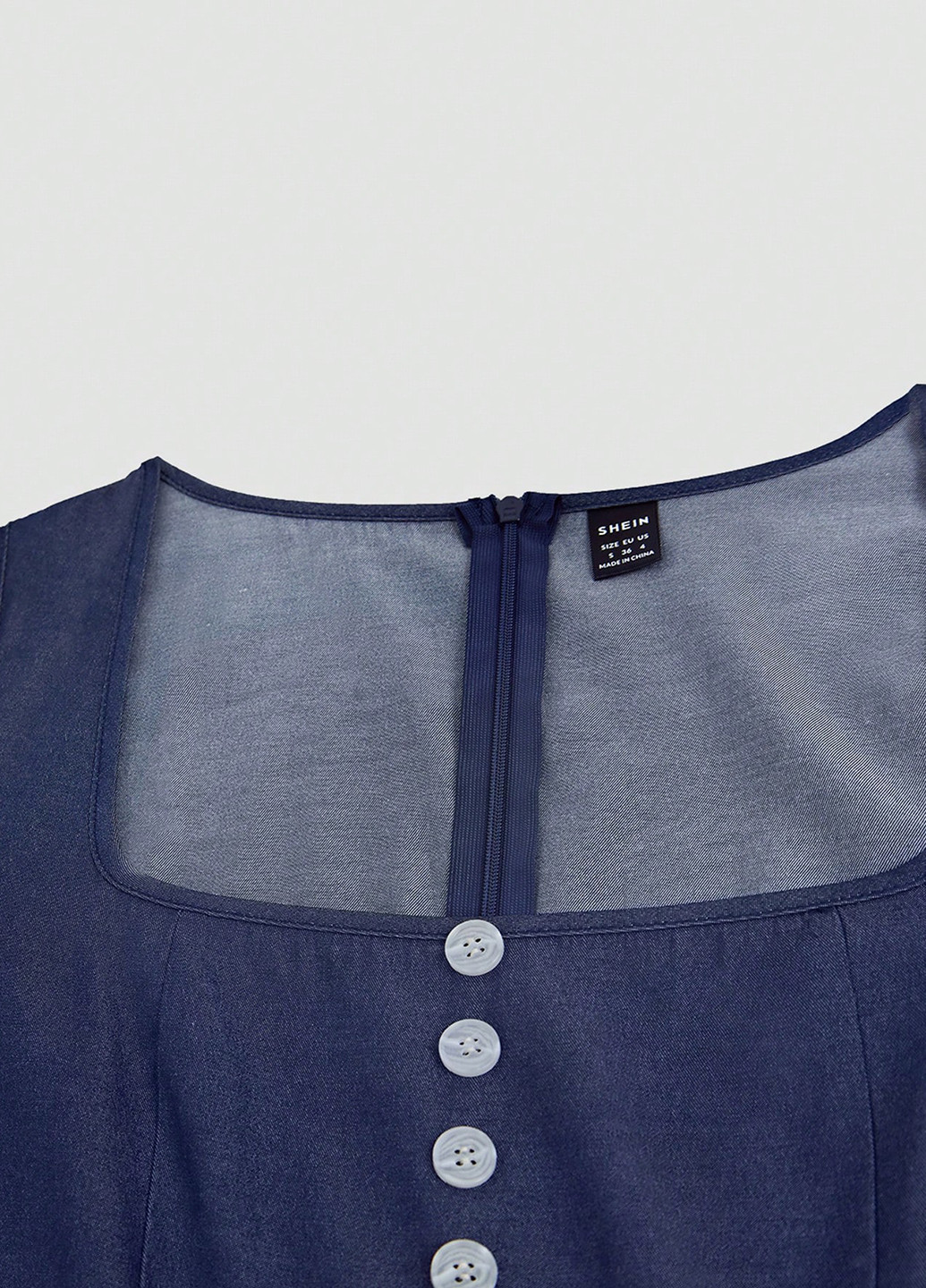 Комбінована святковий сукня кльош, з відкритими плечима SHEIN колор блок