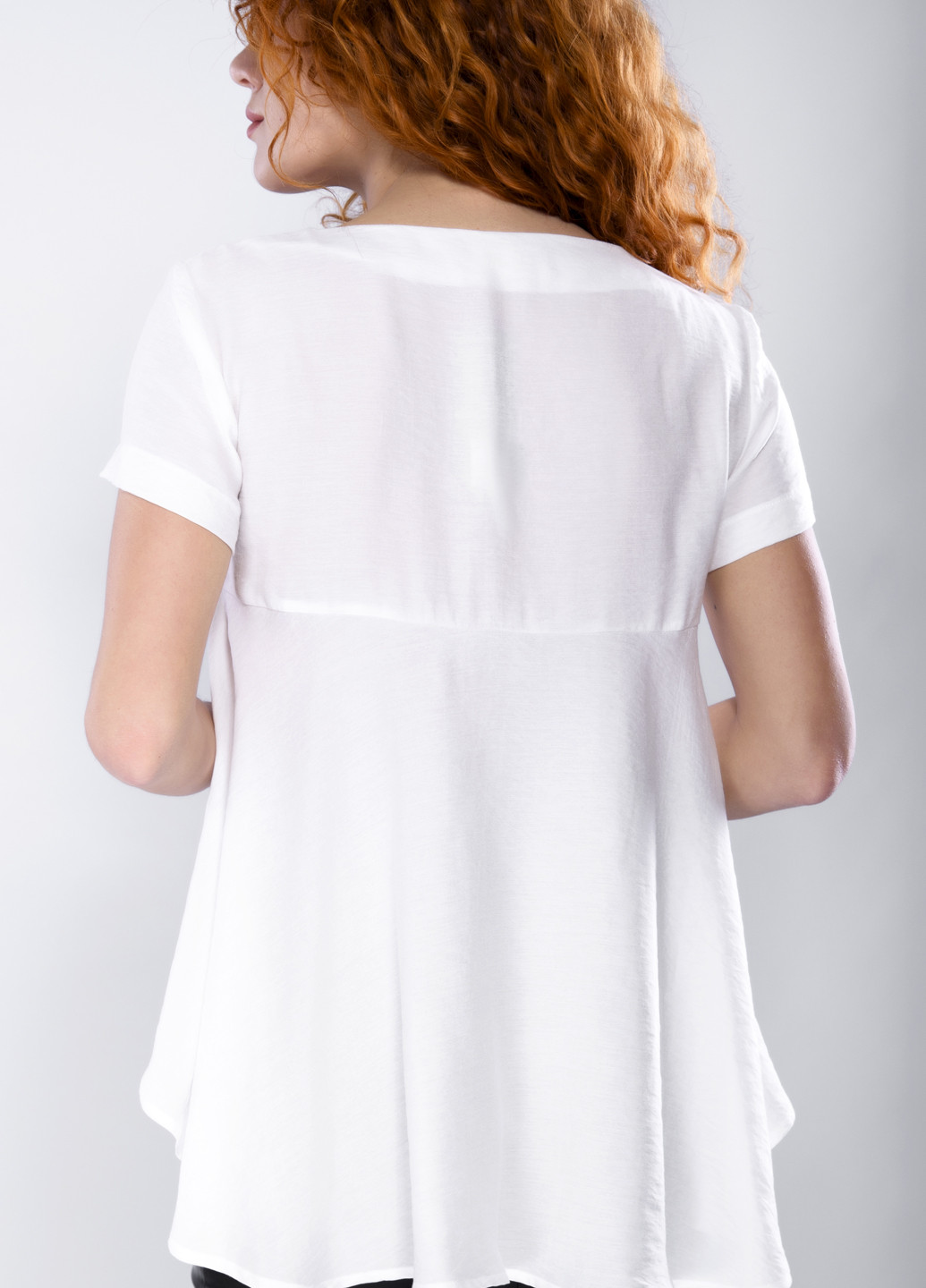 Белая летняя блуза Gingier