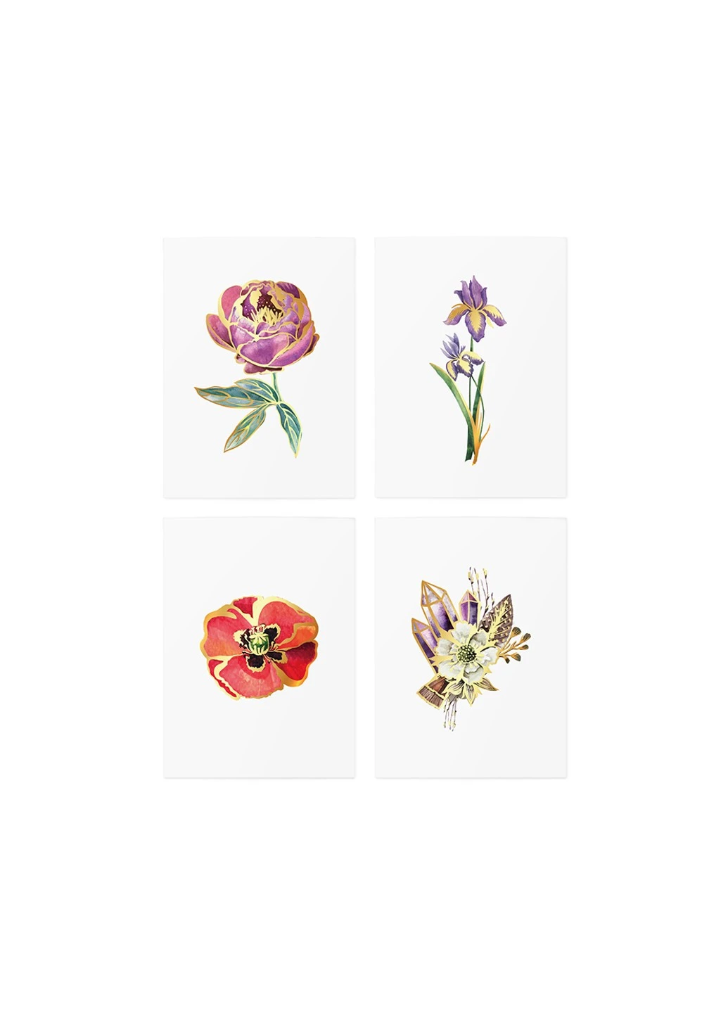 Временные тату "Gold Bouquet Set" TATTon.me (254255629)