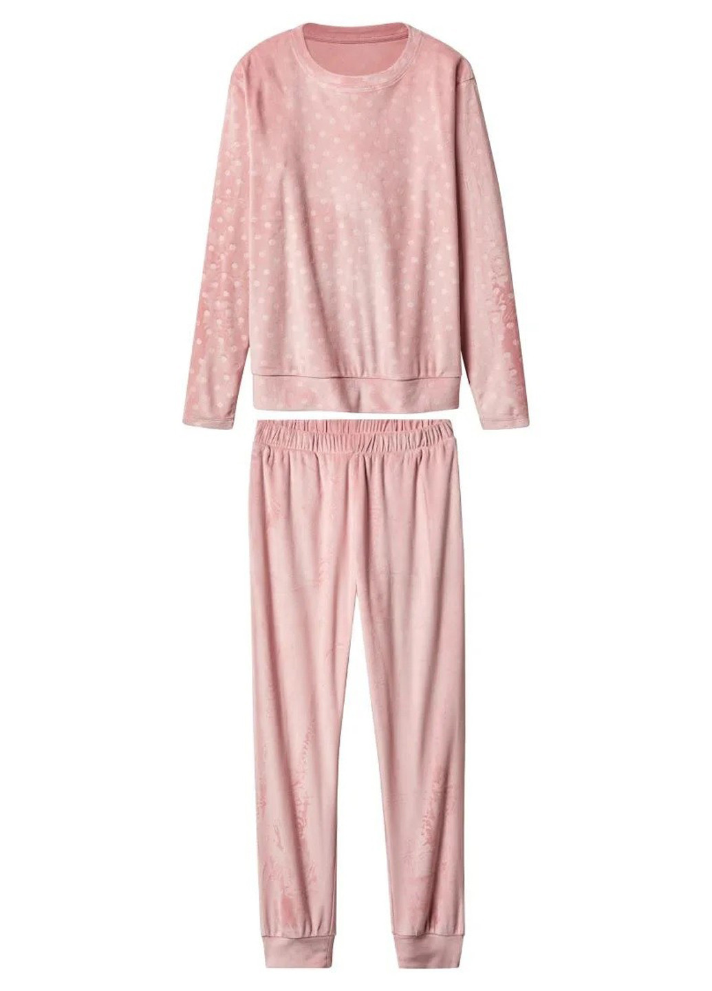 Світло-рожева зимня піжама (світшот, штани) Esmara