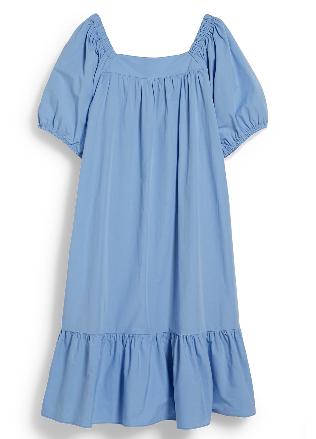 Блакитна кежуал сукня C&A однотонна