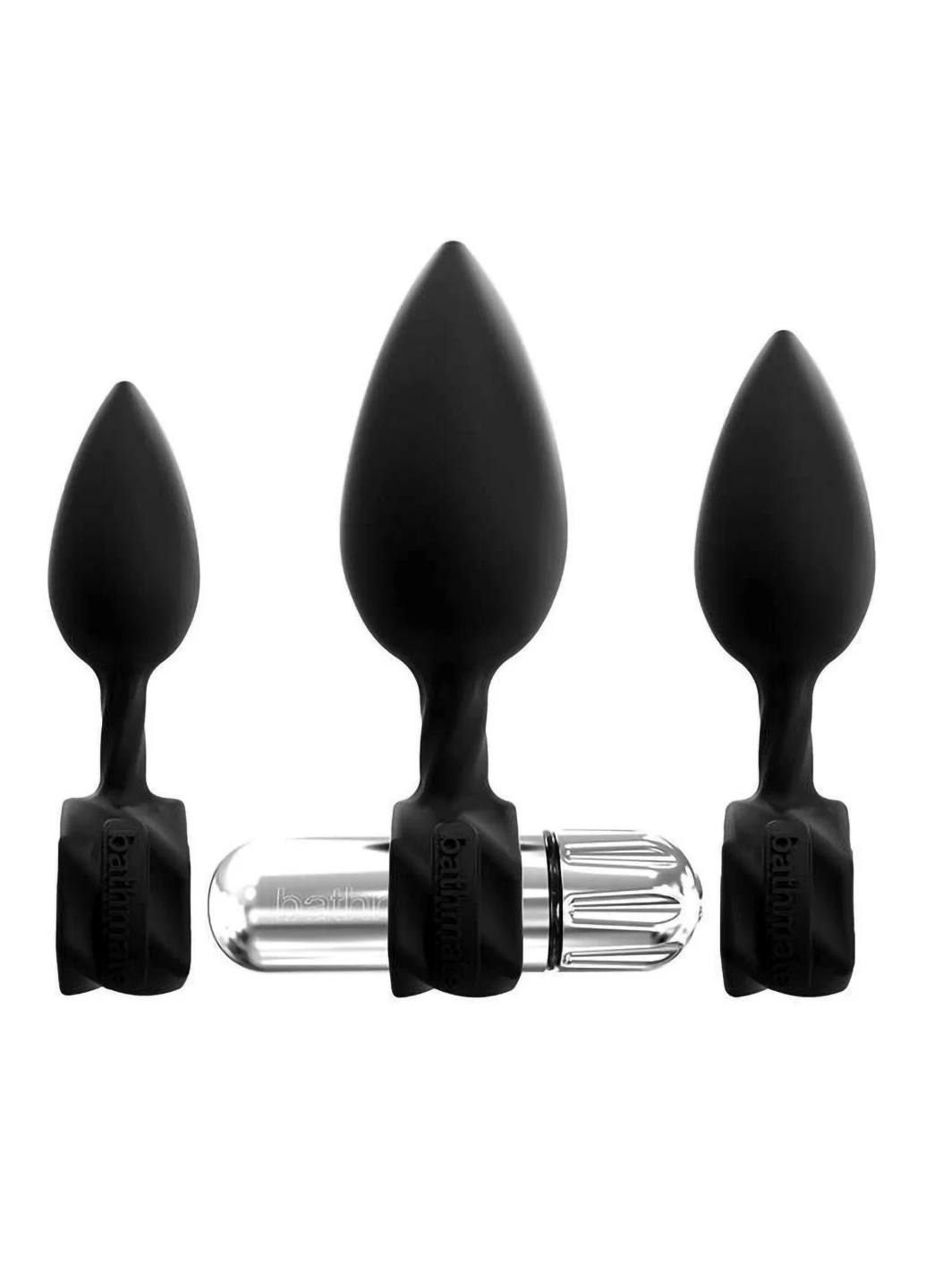 Набір анальних вібропробок Anal Training Plugs VIBE, діаметр 2,5 см - 3,1 см - 3,8 см Bathmate (254150783)