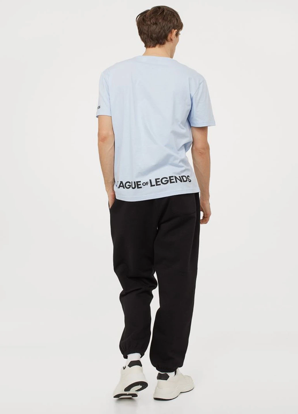 Светло-голубая футболка H&M