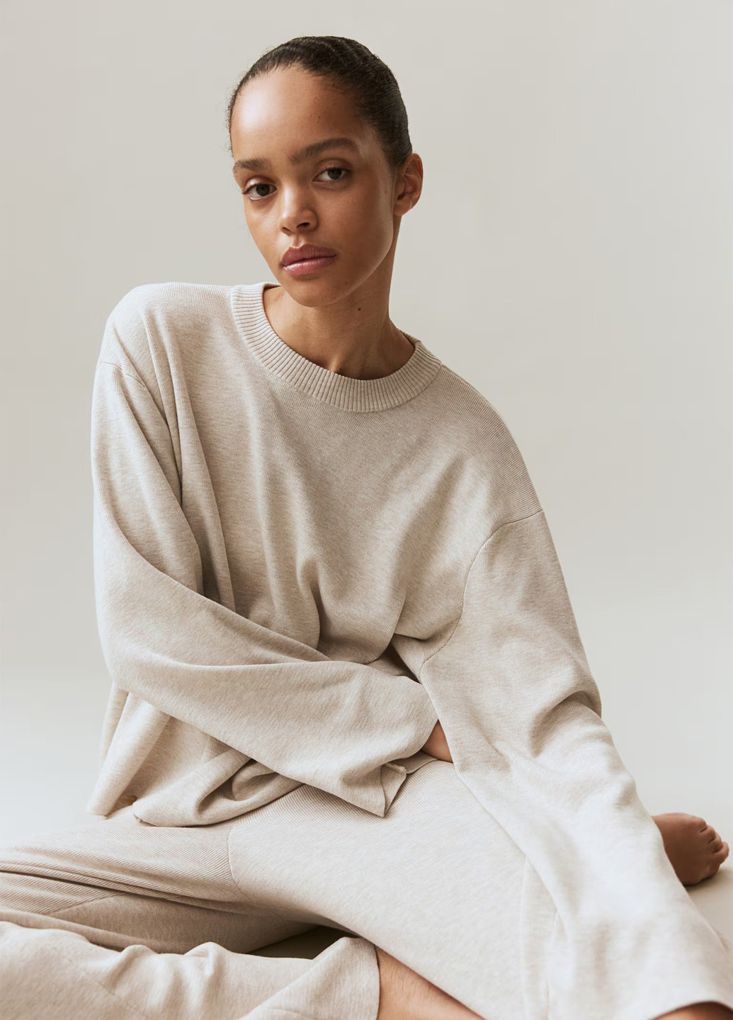 Светло-бежевый демисезонный джемпер джемпер H&M