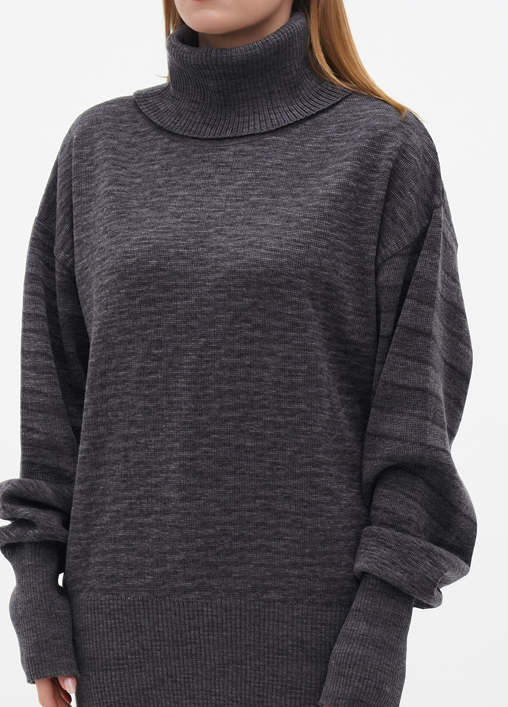Темно-сірий зимовий светр Only Women