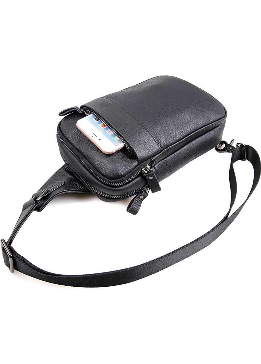 Чоловіча шкіряна сумка 14,5х24х6,5 см Vintage (229459241)