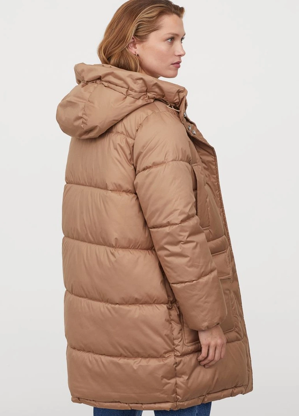 Бежева зимня куртка H&M