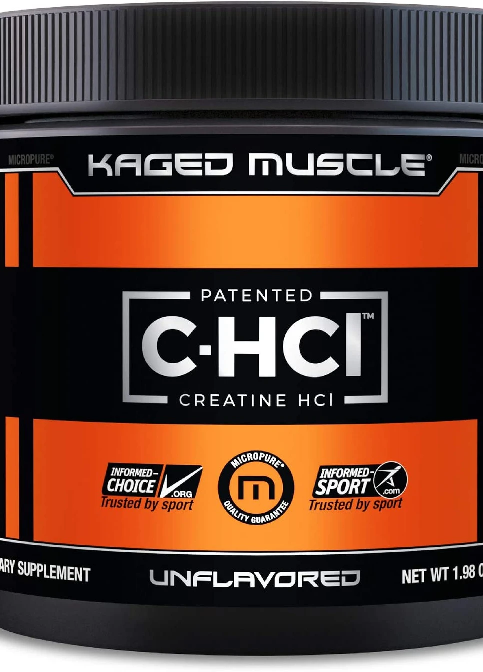 Гідрохлорид креатина Patented C-HCI, Creatine HCI 56.25 g (Unflavored) Kaged Muscle (254371978)
