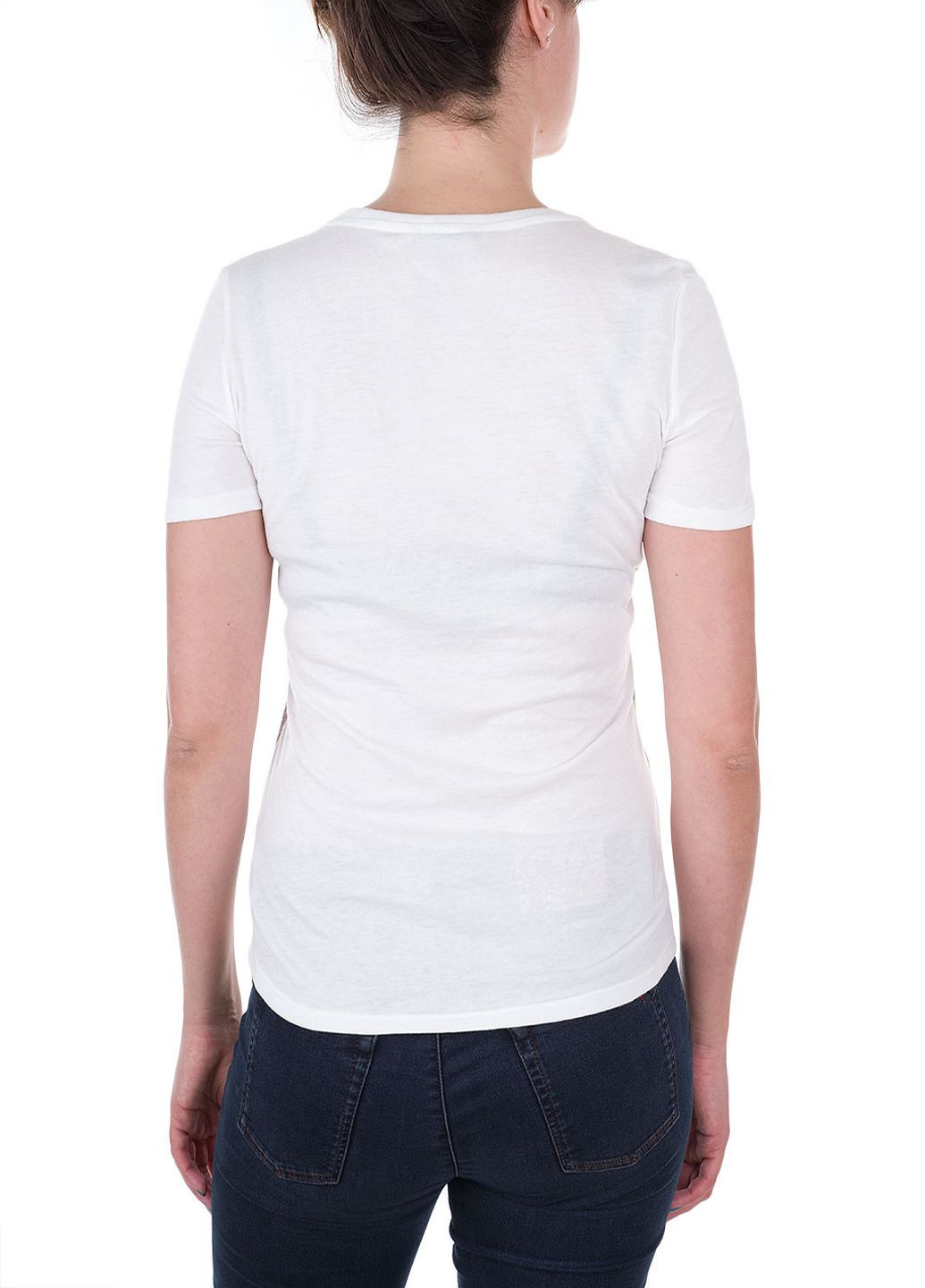 Белая летняя футболка Oui