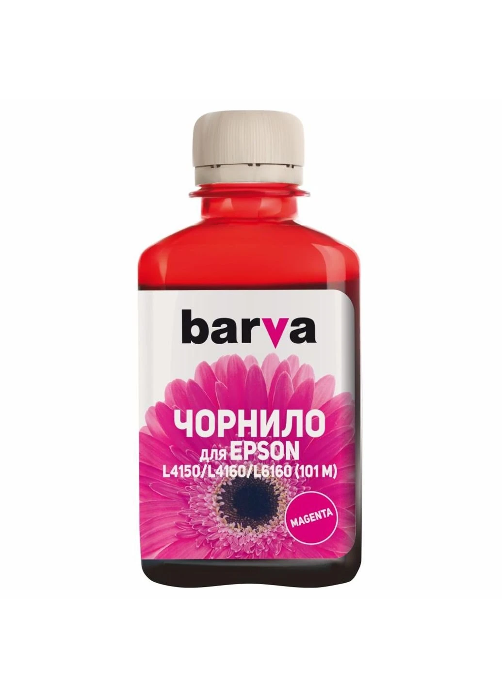 Чорнило EPSON L4150 / L4160 (101M) 180 мл MAGENTA (E101-605) Barva EPSON L4150/L4160 (101M) 180 мл MAGENTA (247485331)