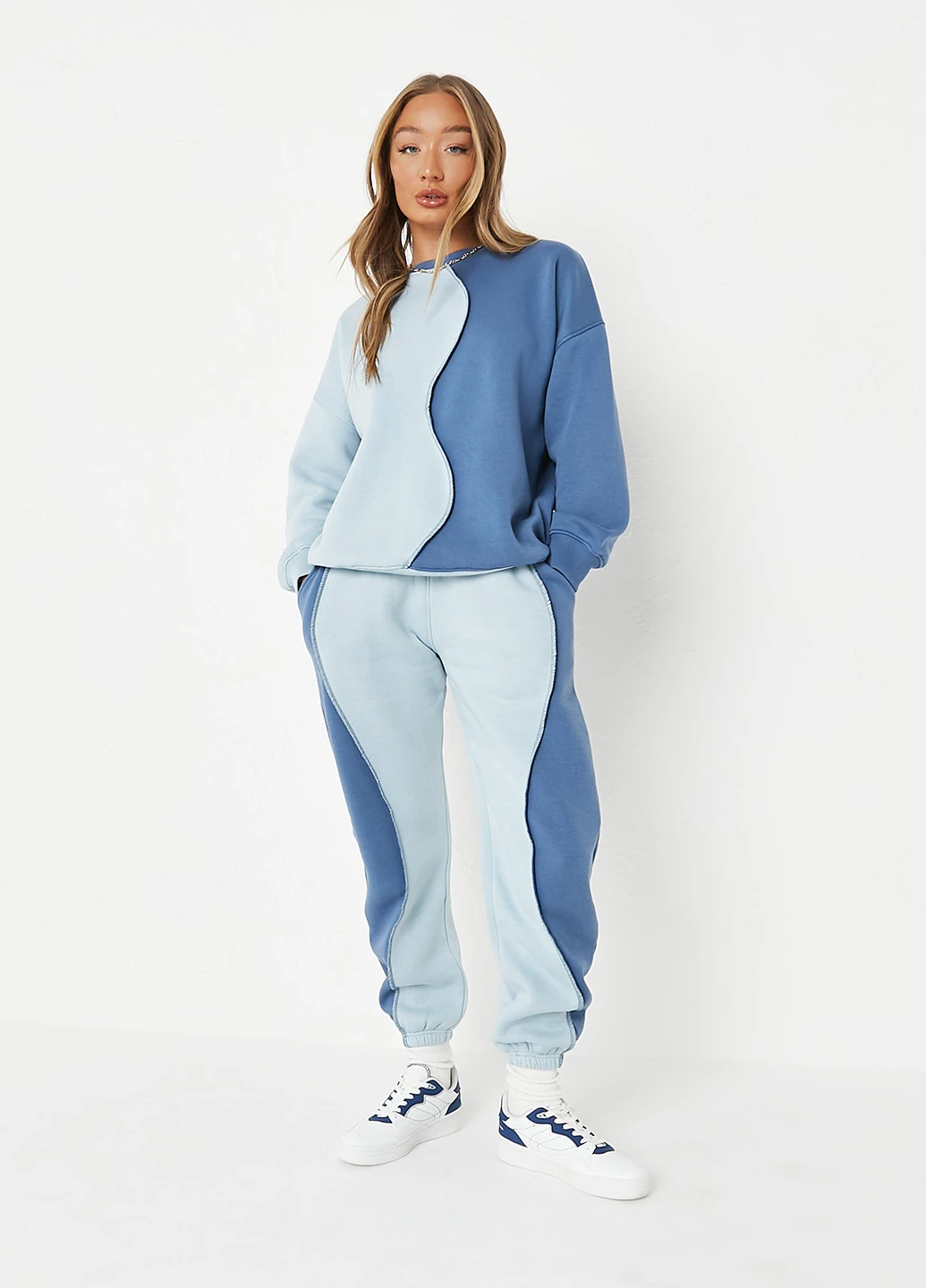 Комбінований світшот Missguided однотонний без декору (260377793)
