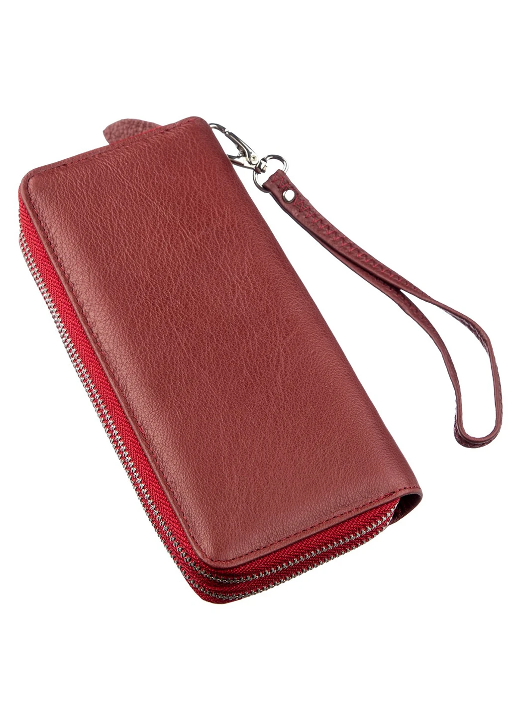 Жіночий шкіряний гаманець-клатч 9х18,5х4 см st leather (229458755)