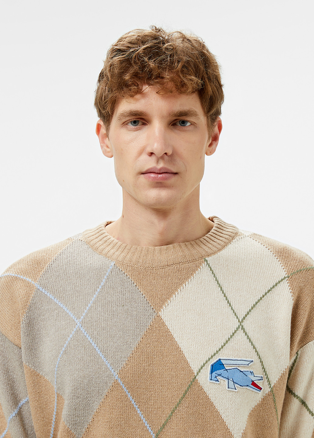 Бежевий демісезонний джемпер джемпер Lacoste