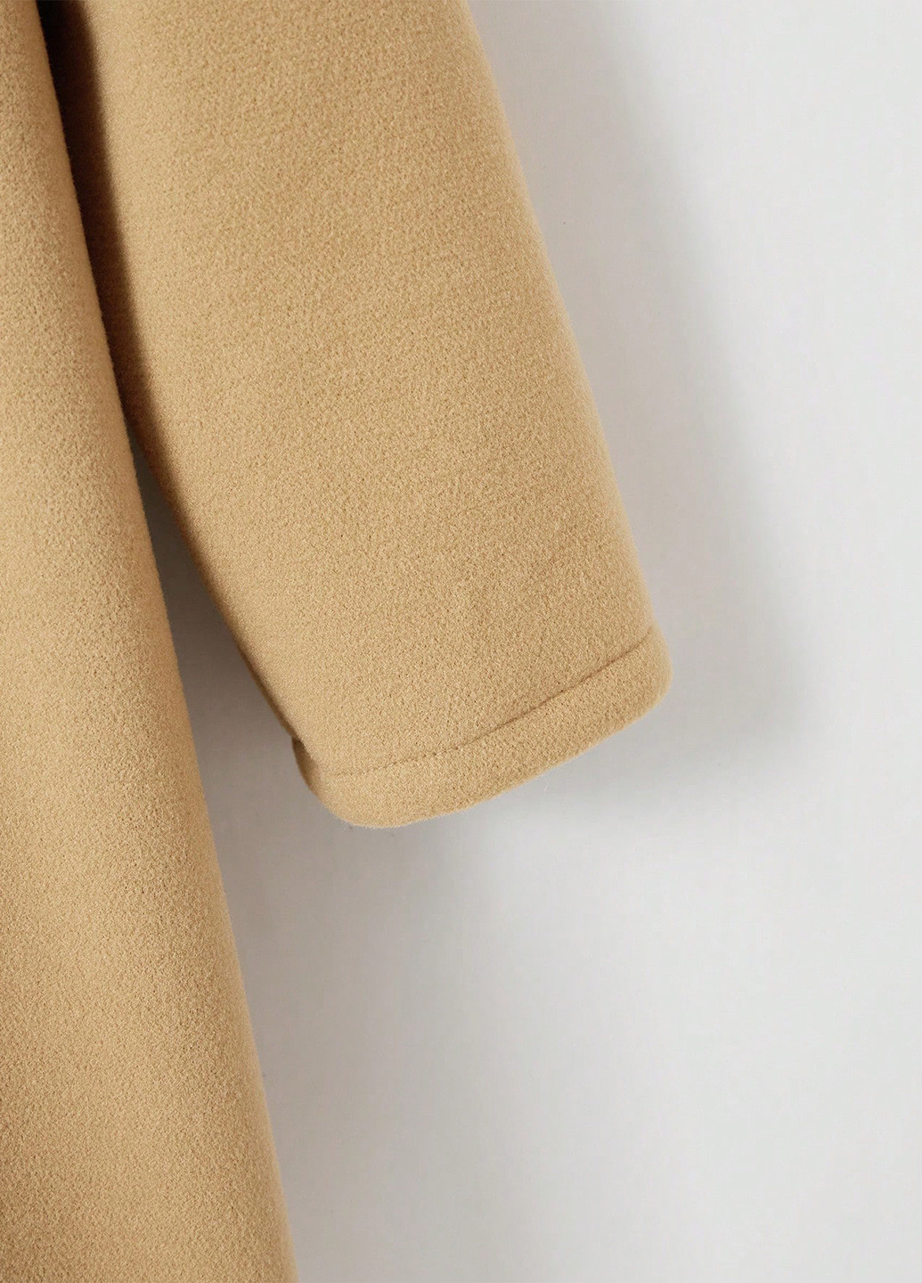 Пісочне демісезонне Пальто двобортне SHEIN