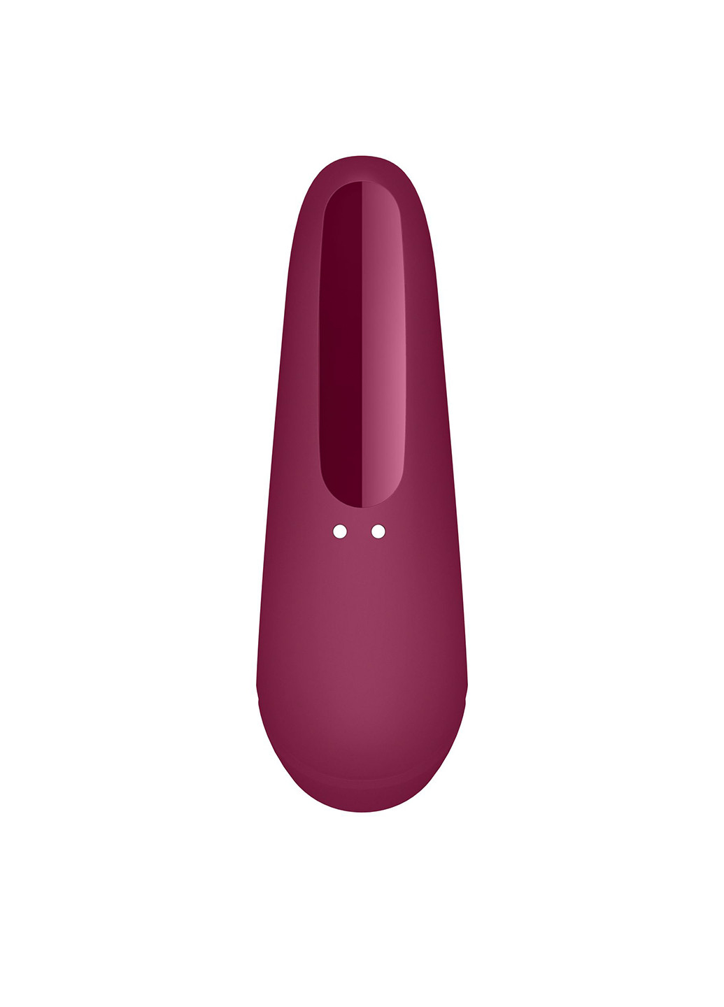 Вакуумный клиторальный стимулятор Curvy 1+ Rose Red с управлением через интернет Satisfyer (254151551)