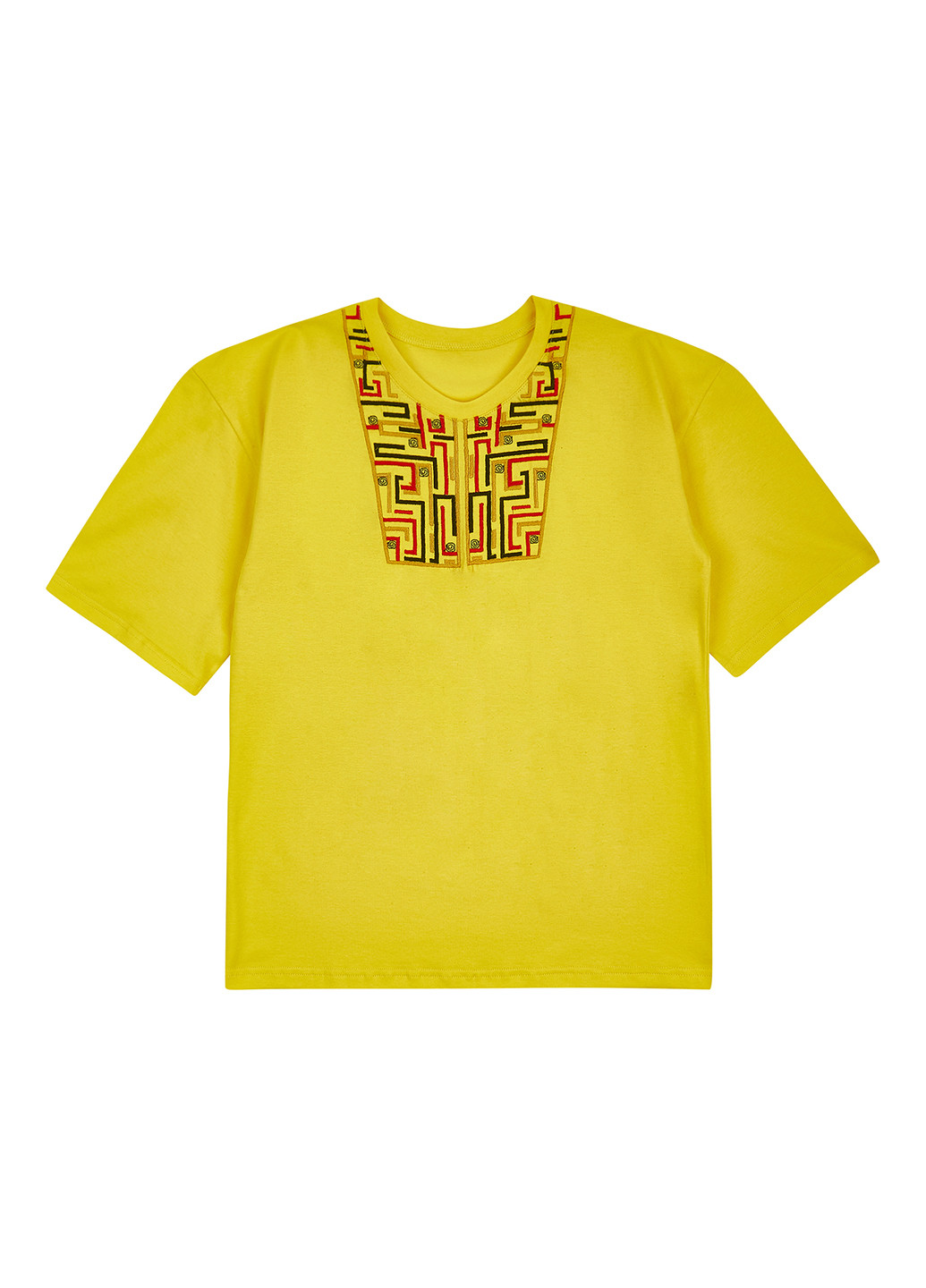 Желтая летняя футболка Garnamama
