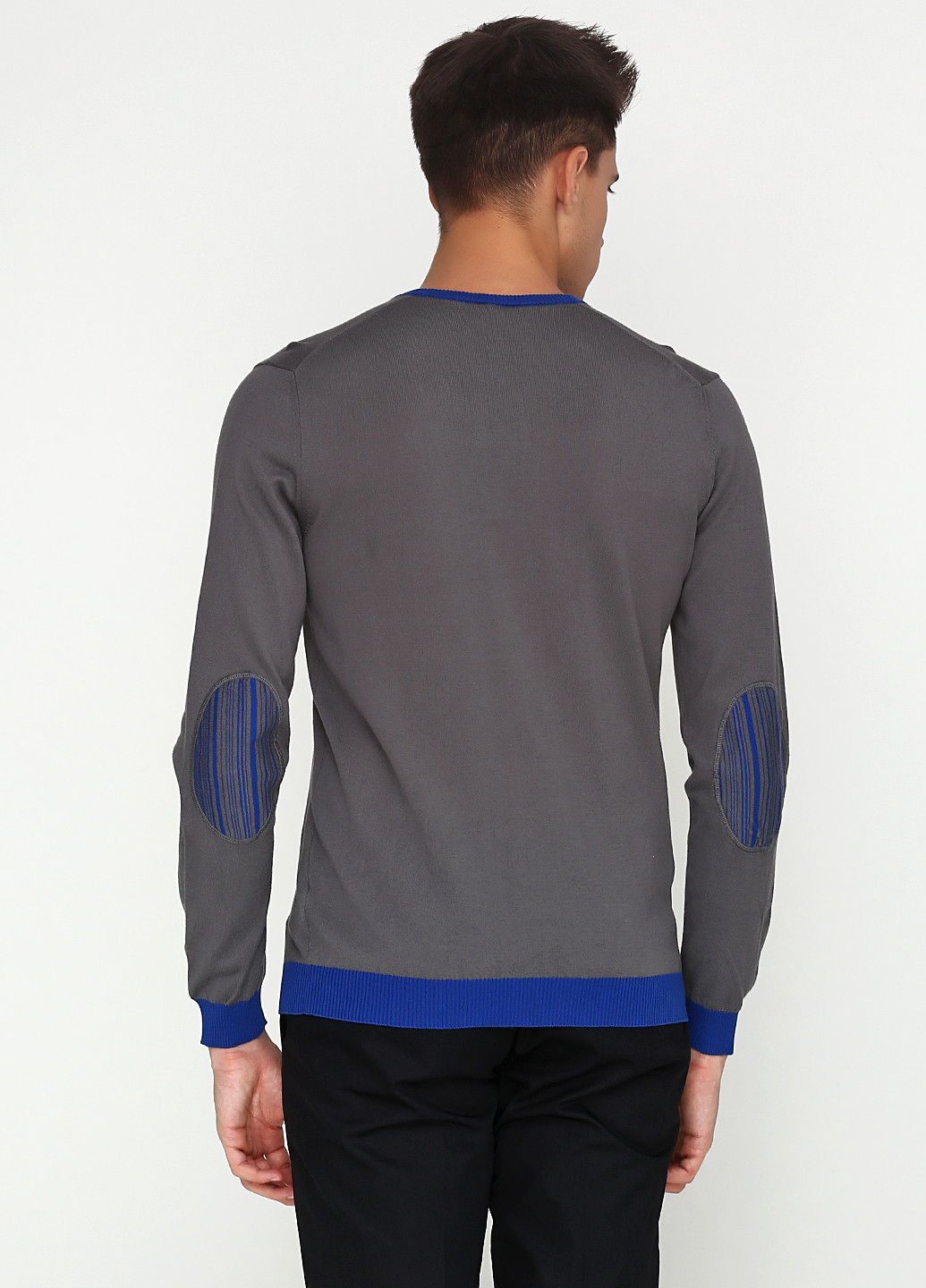 Серый демисезонный пуловер United Colors of Benetton