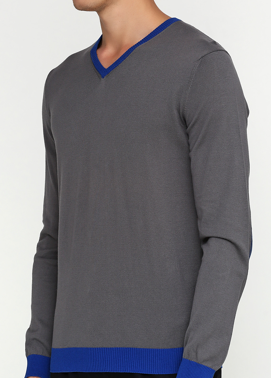 Сірий демісезонний пуловер United Colors of Benetton