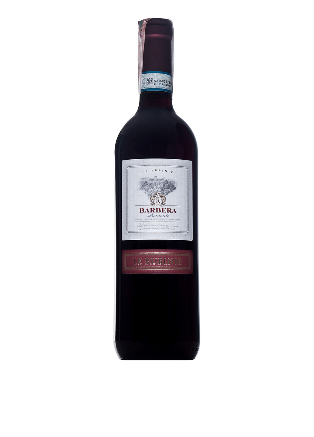 Вино Le Rubinie Piemonte Barbera DOC, 0.75 л Verga (177048534)