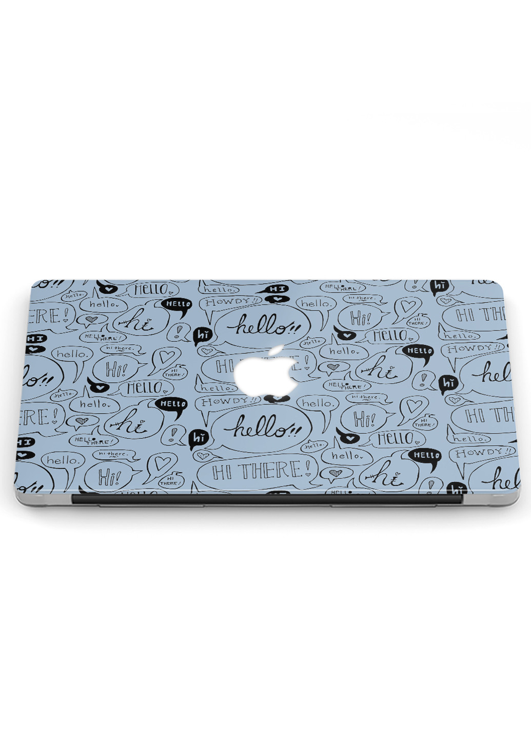 Чохол пластиковий для Apple MacBook Air 13 A1466 / A1369 Привіт (Hello) (6351-1663) MobiPrint (218531492)