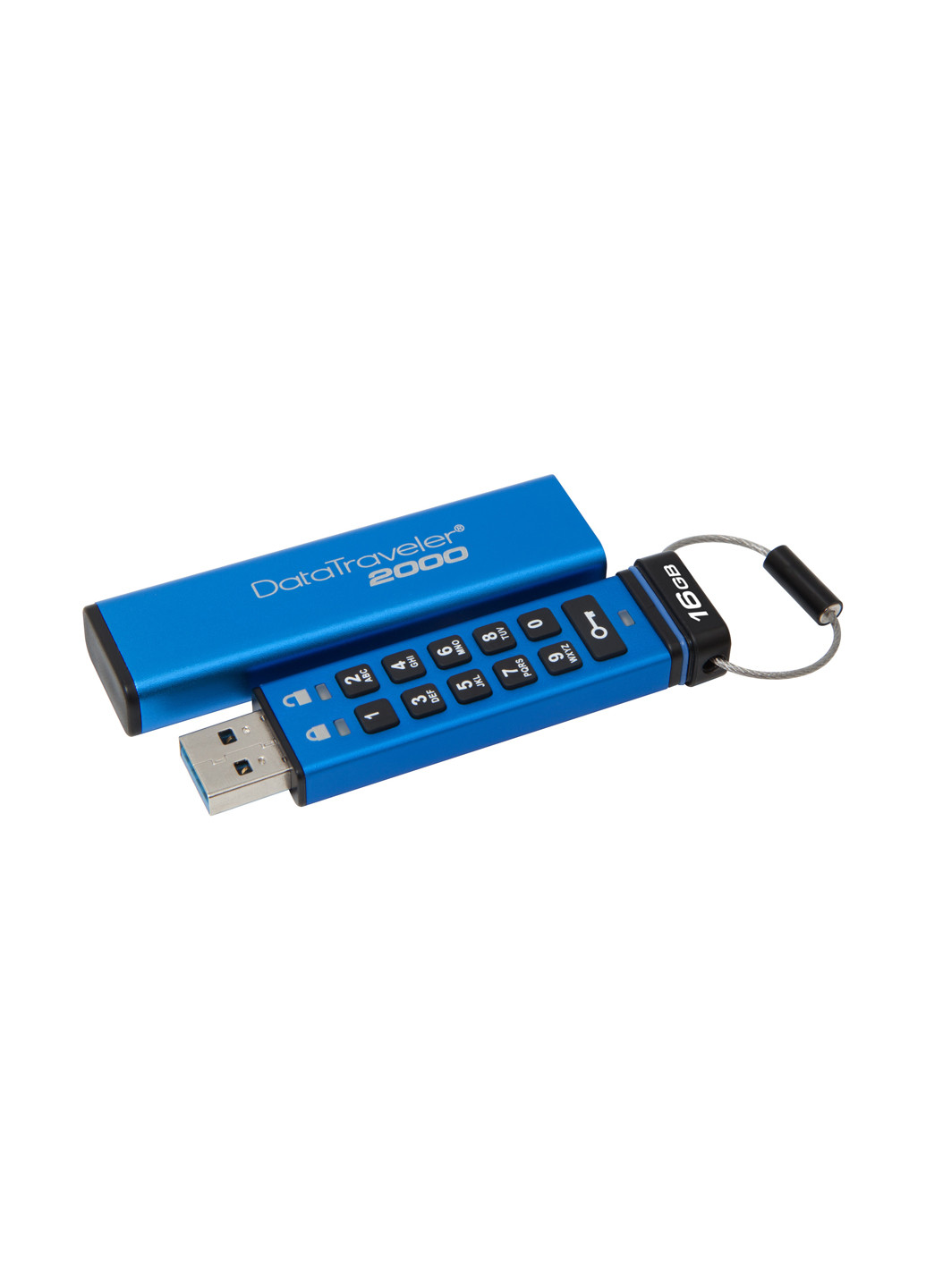 Флеш пам'ять USB DataTraveler 2000 16GB USB 3.1 (DT2000 / 16GB) Kingston флеш память usb kingston datatraveler 2000 16gb usb 3.1 (dt2000/16gb) (134201721)