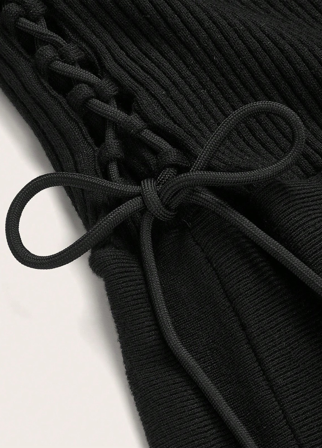 Черное кэжуал платье а-силуэт, платье-свитер SHEIN однотонное