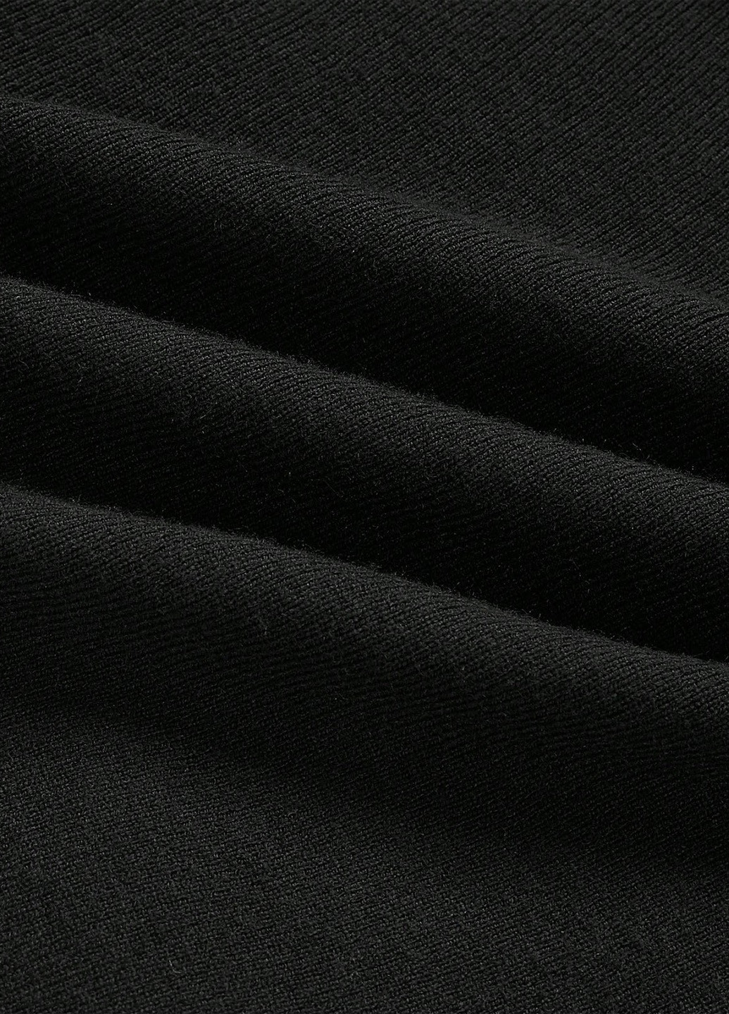 Черное кэжуал платье а-силуэт, платье-свитер SHEIN однотонное