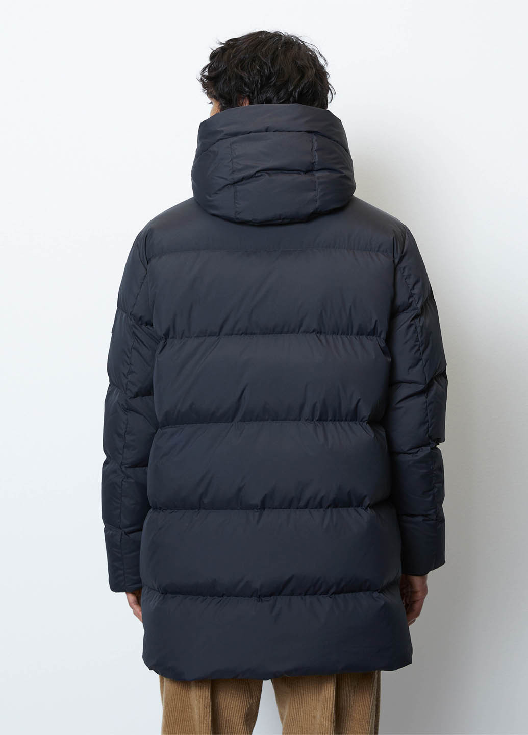 Темно-синий зимний Пуховик Marc O'Polo