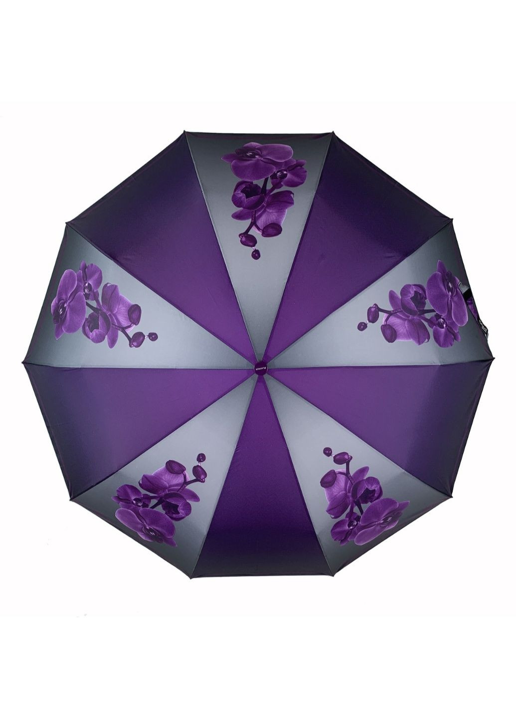 Фиолетовый женский складной зонт-полуавтомат 102 см Flagman (195705298)