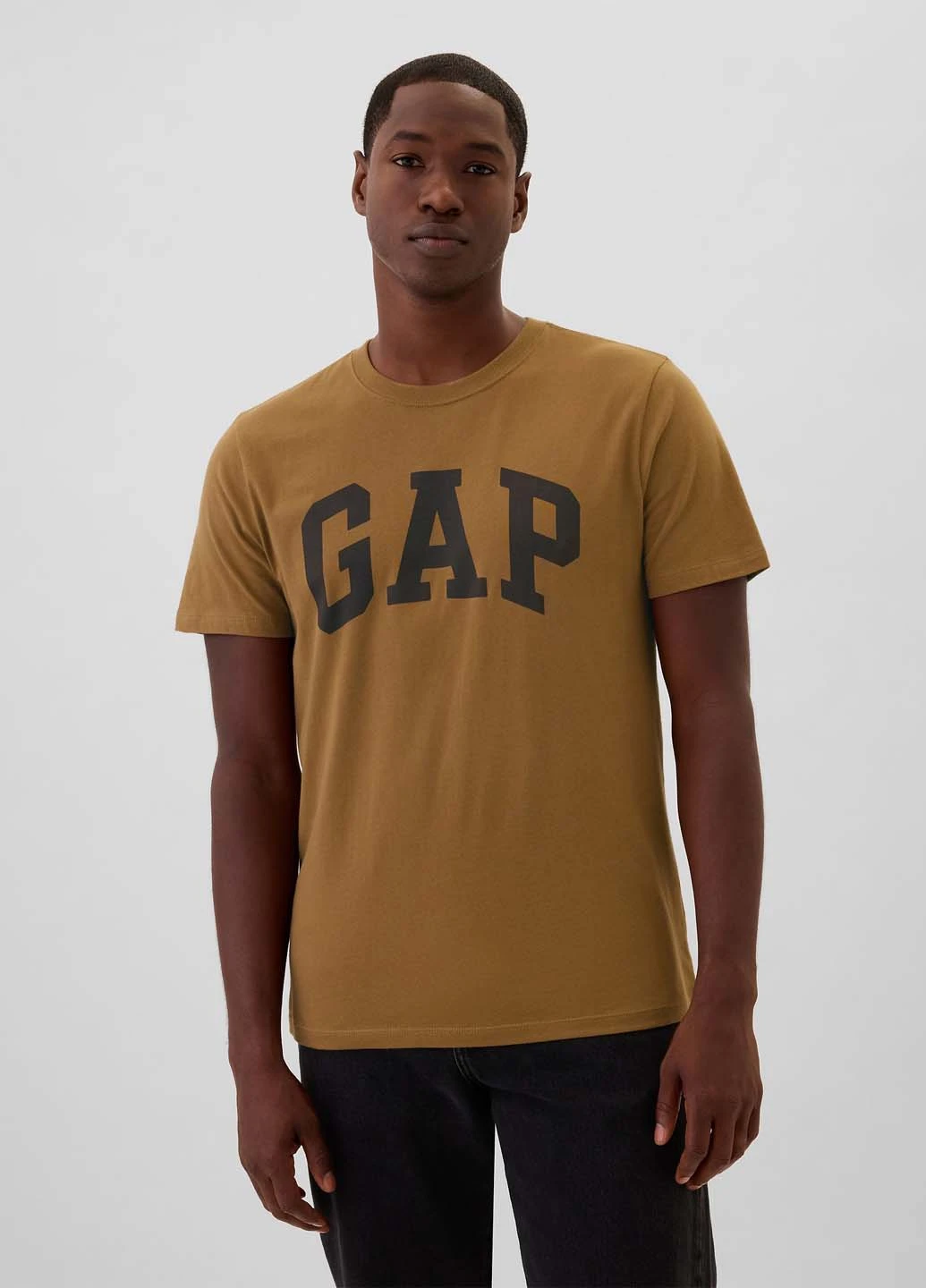 Коричневая футболка Gap