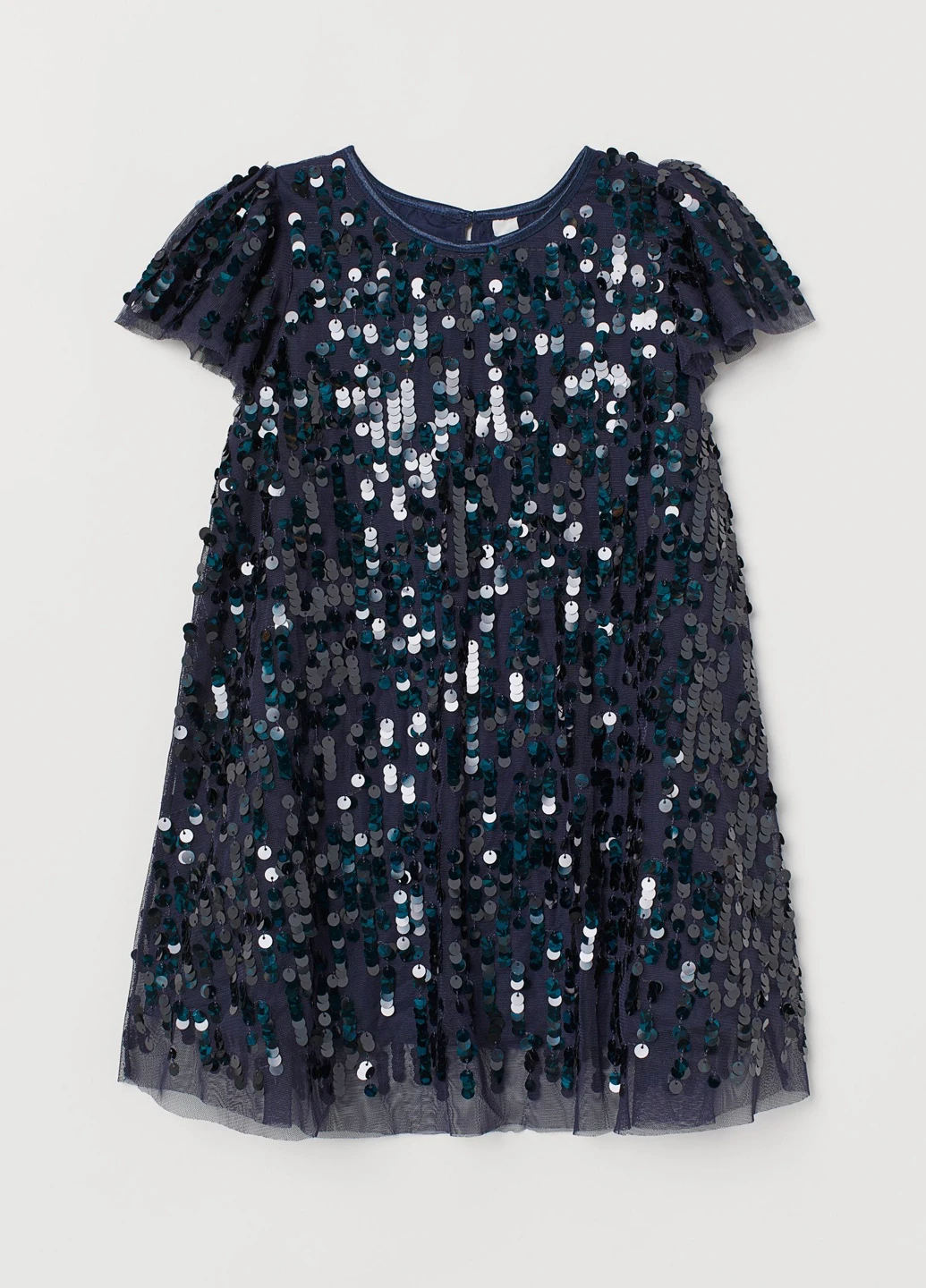 Тёмно-синее платье H&M (220743929)