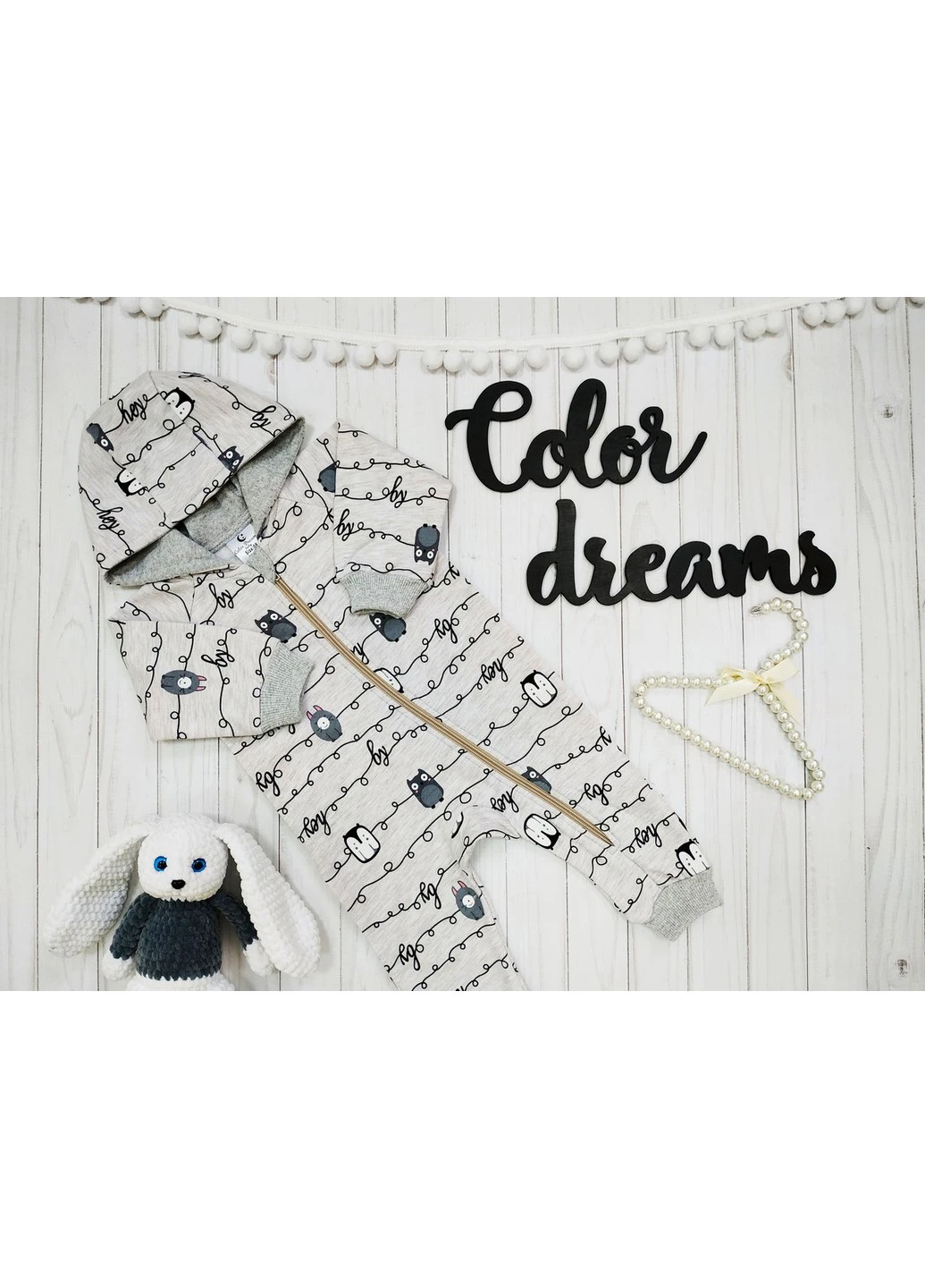 Комбінезон-сліп 1017/111 92 см Комбінований Color Dreams (223525344)
