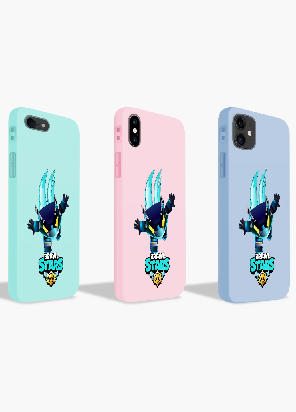 Чохол силіконовий Apple Iphone 7 plus Темний Ворон Бравл Старс (Dark Crow Brawl Stars) (17364-1706) MobiPrint (219552282)
