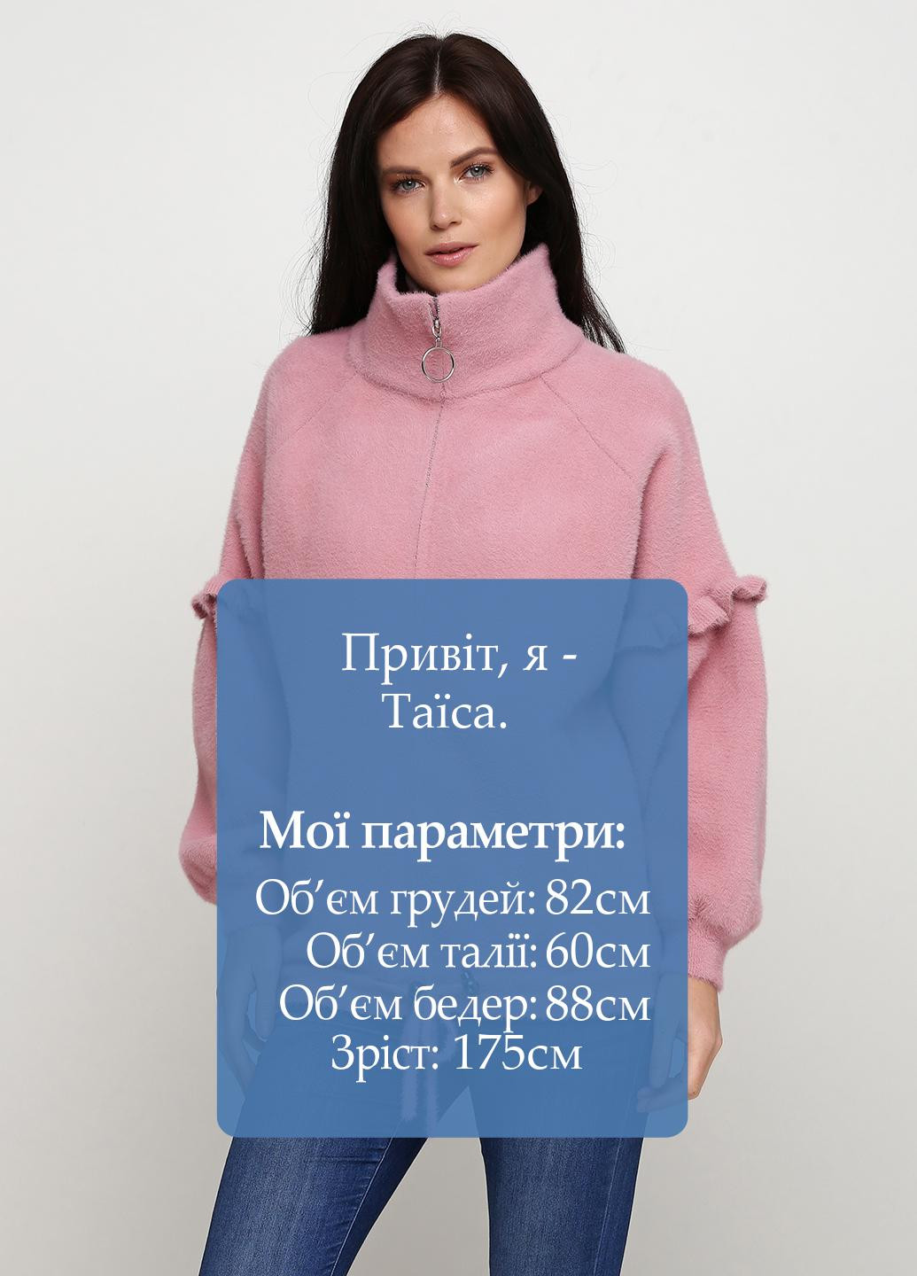 Розовое Кэжуал полупальто Basconi однотонное