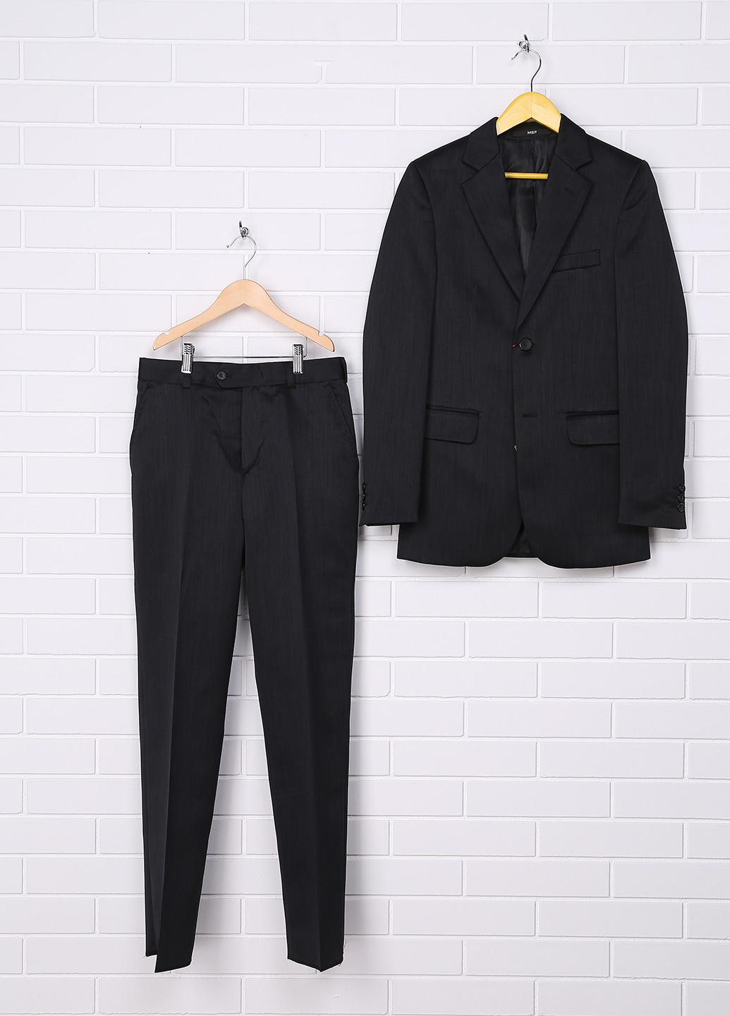 Темно-сірий демісезонний костюм (піджак, брюки) брючний Миа-Стиль