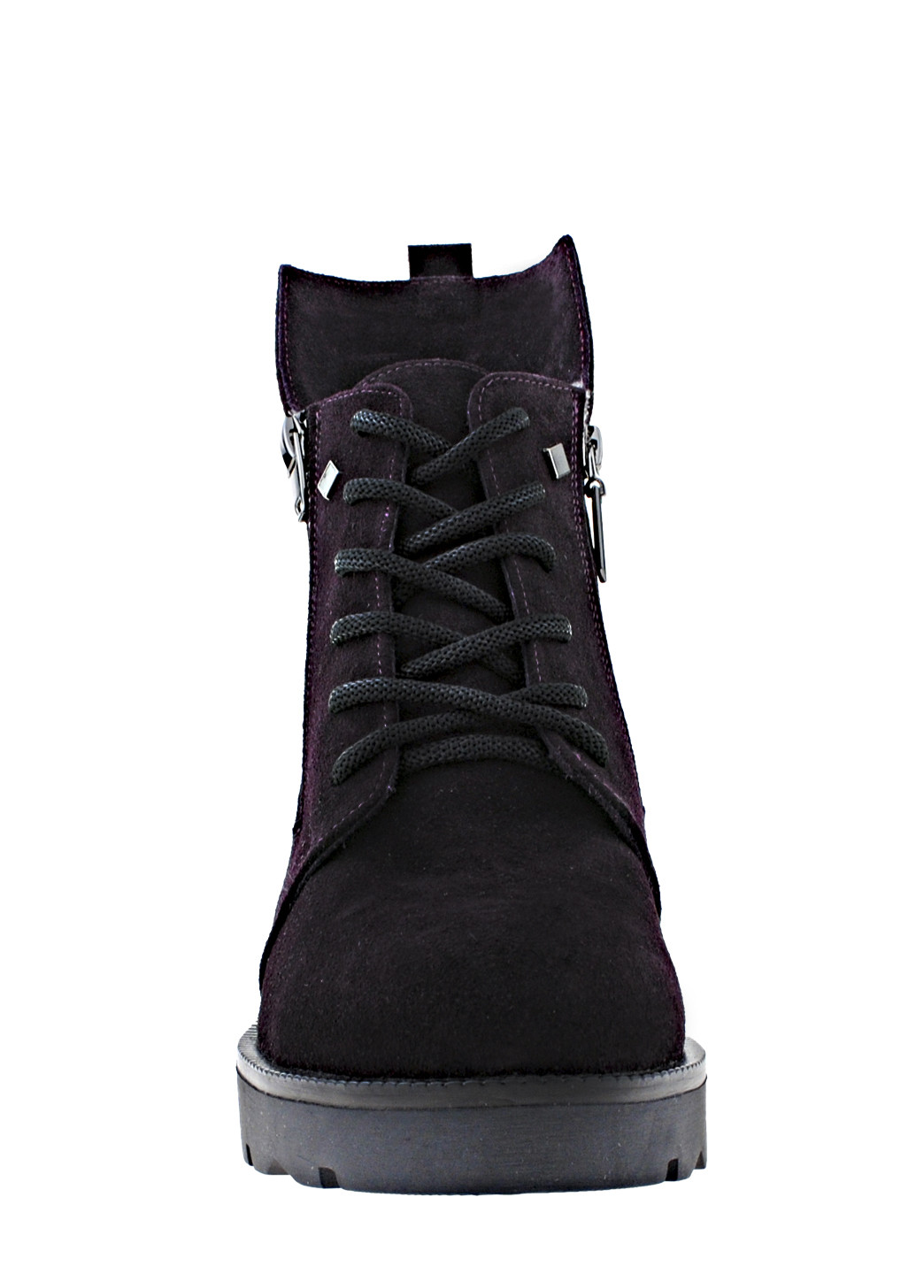 Зимние ботинки r445-11 фиолетовый Arcoboletto из натуральной замши