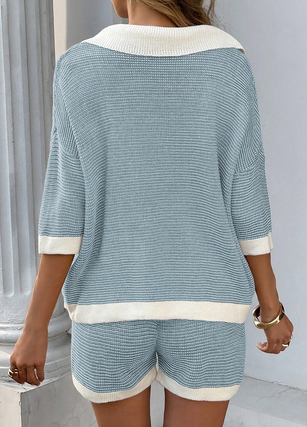 Костюм (поло, шорты) SHEIN (365769859)