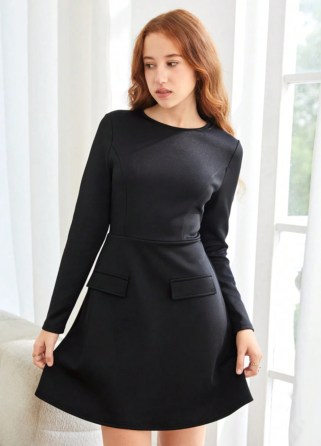 Чорна сукня SHEIN (331535831)