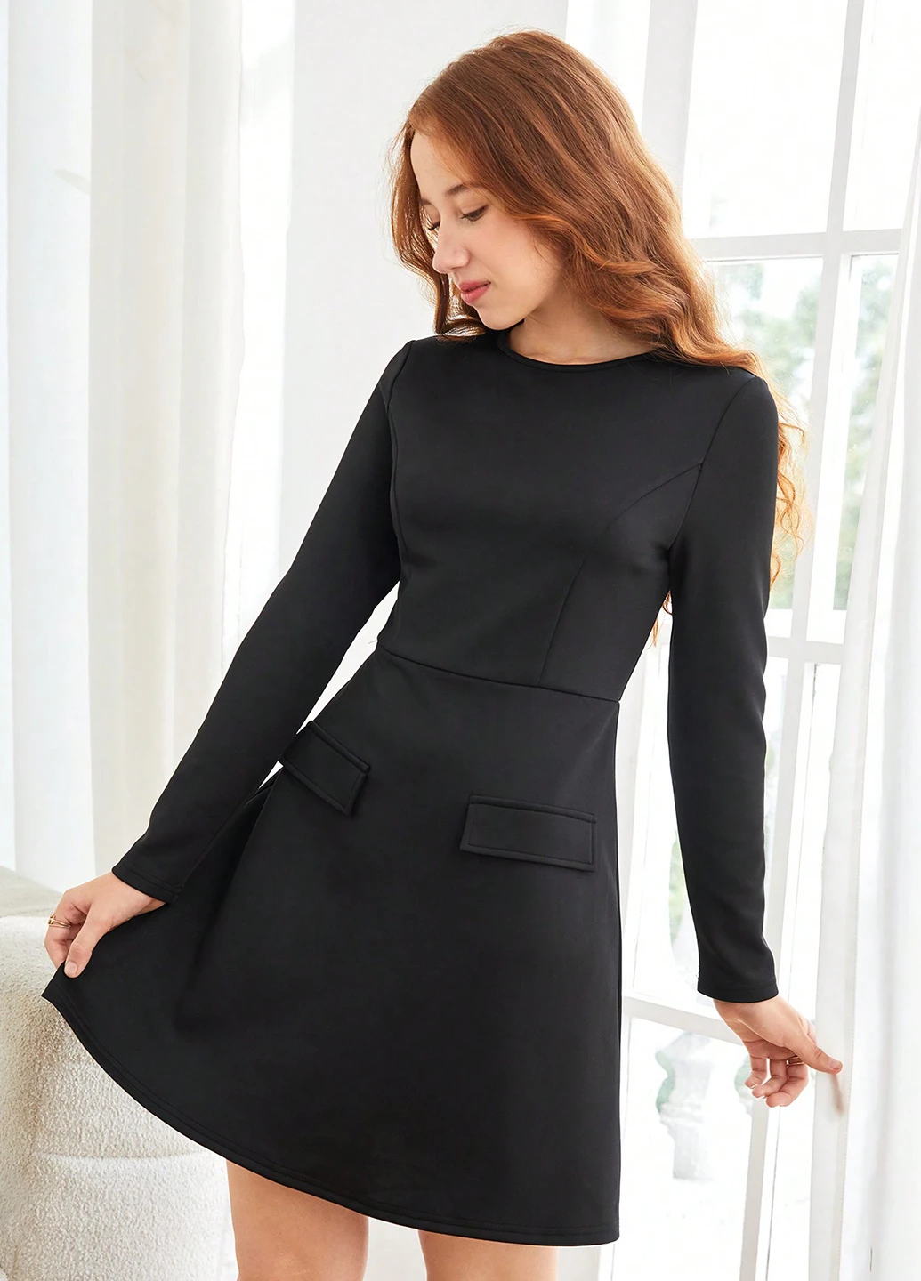 Чорна сукня SHEIN (331535831)