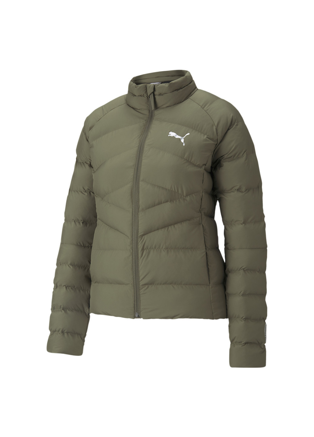 Зелена демісезонна куртка warmcell lightweight women's jacket Puma