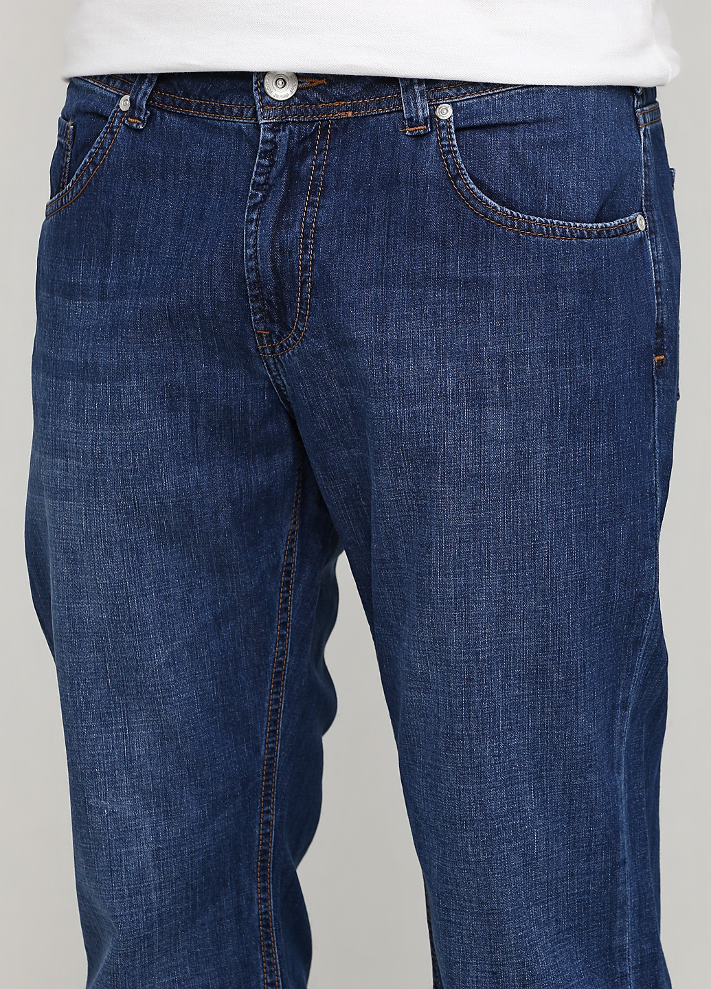 Синие летние прямые, свободные джинсы Madoc