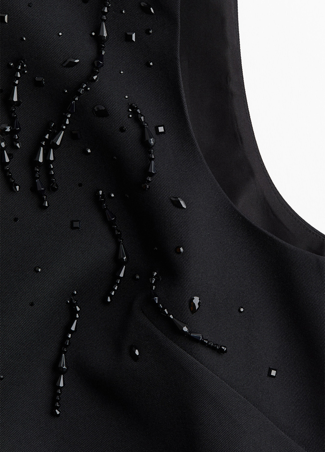 Чорна кежуал сукня а-силует H&M однотонна