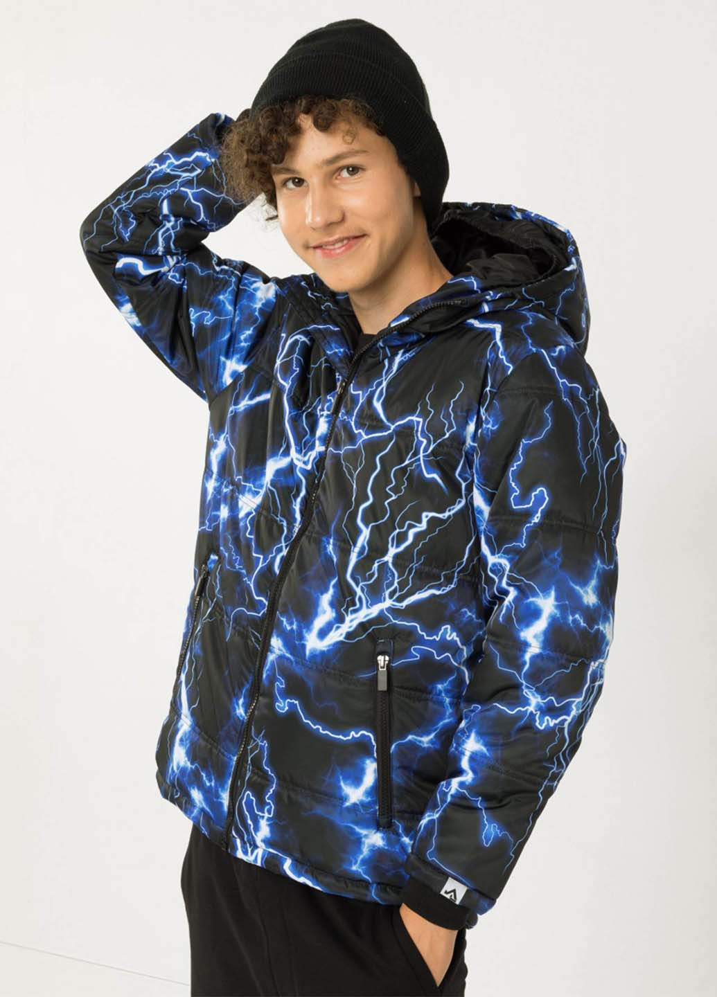 Черная зимняя куртка Reporter Young