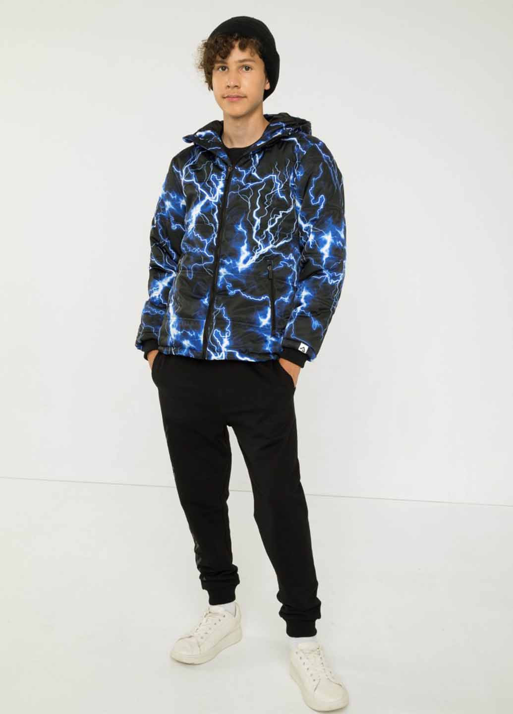 Черная зимняя куртка Reporter Young