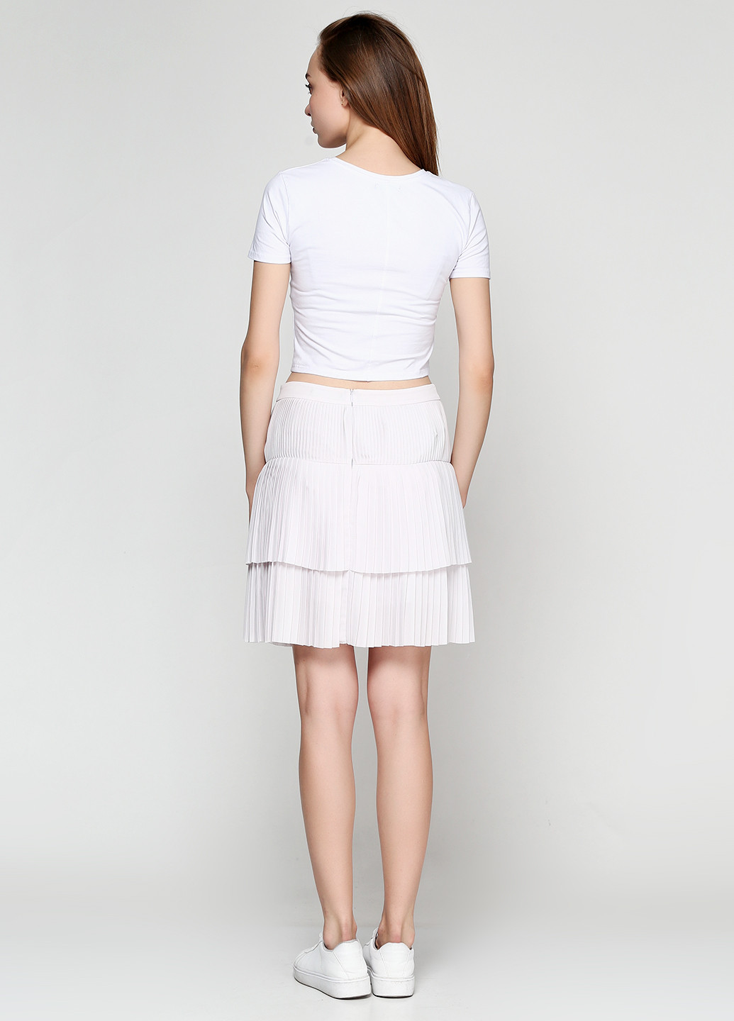 Бледно-розовая кэжуал однотонная юбка Bruuns Bazaar мини