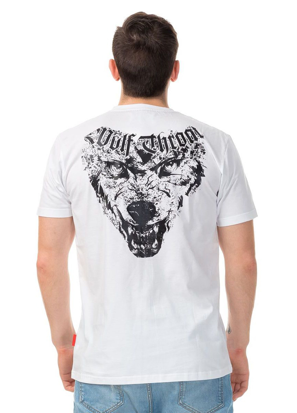 Белая футболка dobermans wolf throat ii ts65wt Dobermans Aggressive