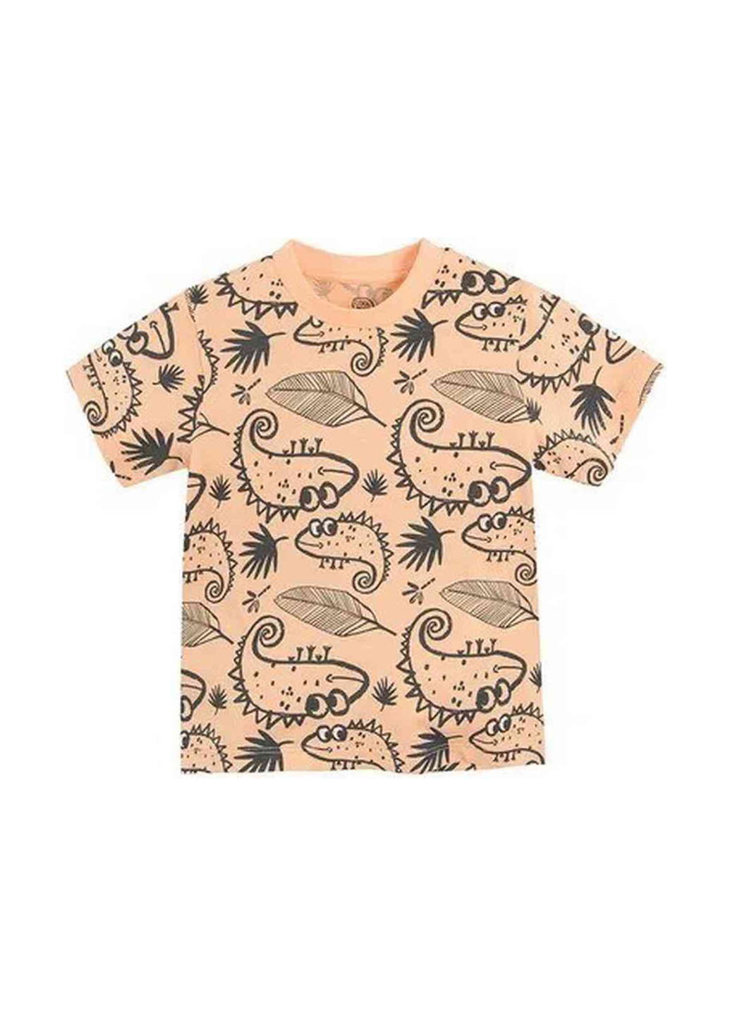 Персиковая летняя футболка Cool Club